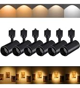Ajbvp 5Color LED Track Lighting Heads 12W Dimmable,Zoomable Beam15°/24°/36°/45°/60°,2700K/3000K/3...