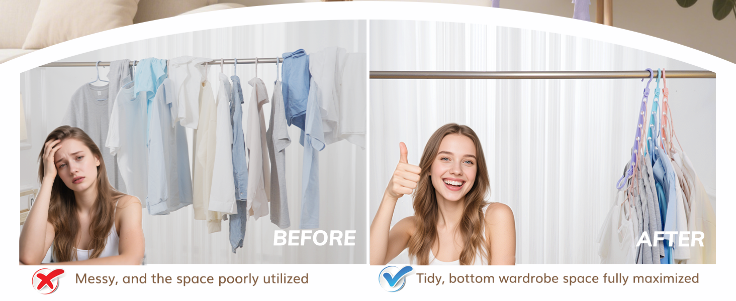 space saving hangers