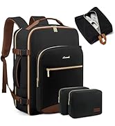 LOVEVOOK 40L Large Travel Backpack for Women Men, 17 Inch Carry on Backpack for Traveling on Airp...