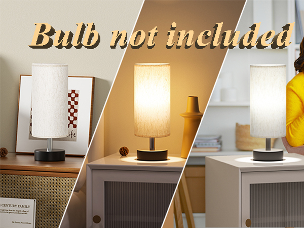 Small Table Lamp for Bedroom with Night Stands Bedside Lamps