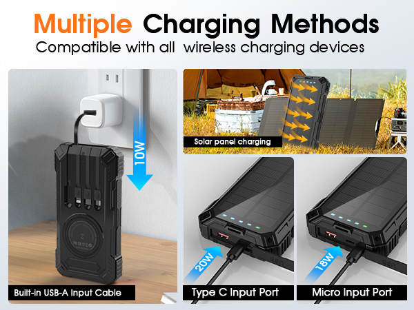 Multiple Charging Methods
