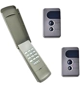 877MAX+971LM Garage Door Keypad &amp; 3-Button Remote Combo, Compatible with Sears Craftsman 139.5368...