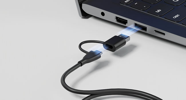 Type C &amp;amp; USB A Integrated