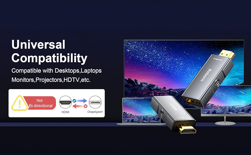 hdmi to display port