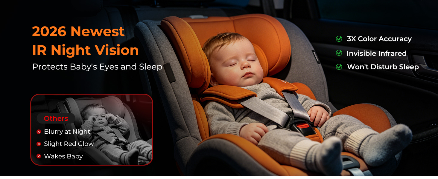 car seat camera for baby rear facing