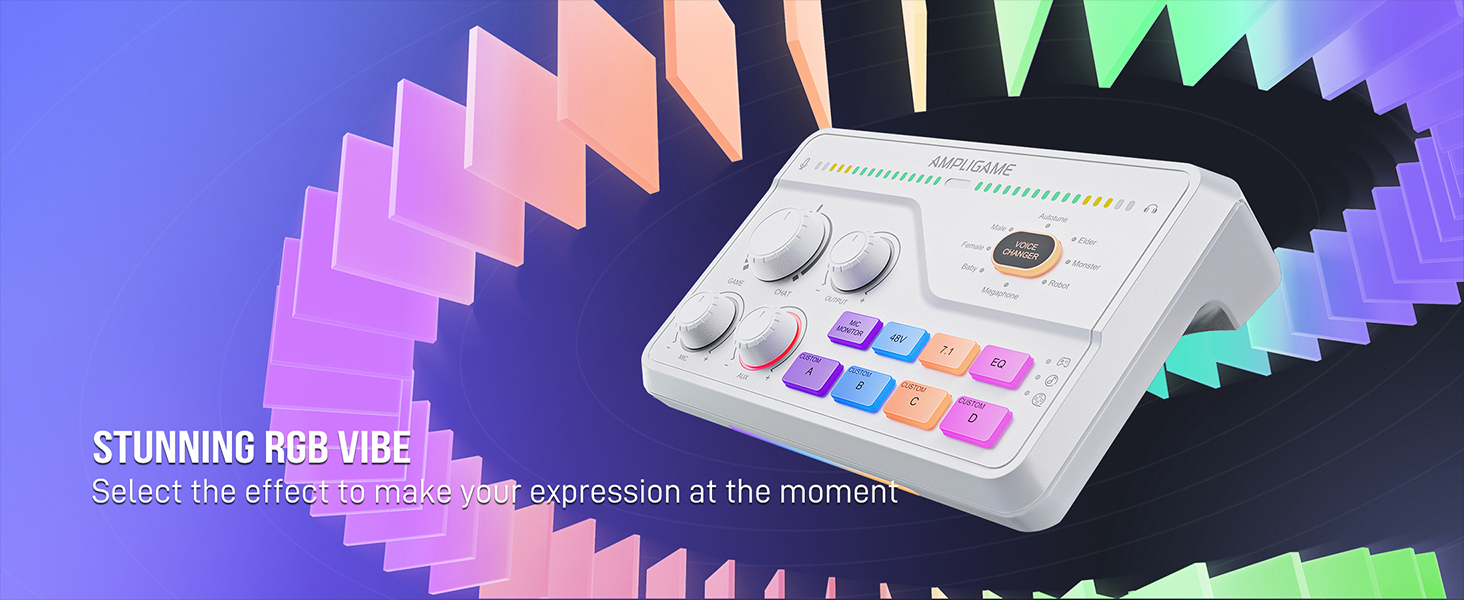 SC8 colorful RGB lighting