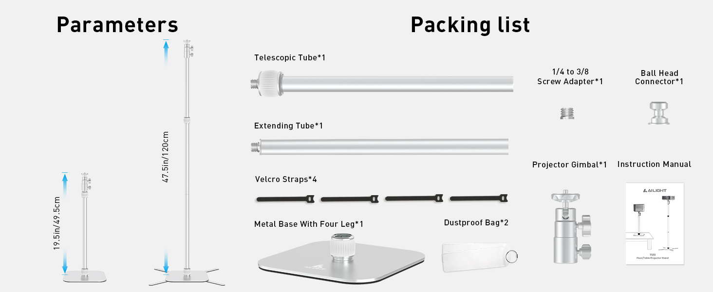 Heavy-Duty Projector Stand