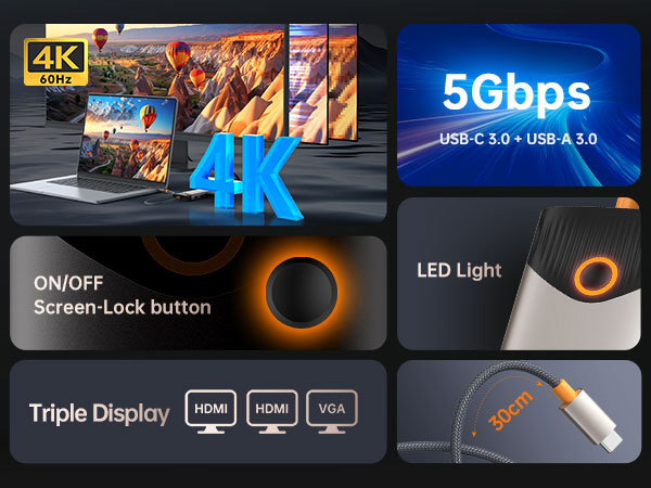 USB C Docking Station