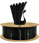 TTYT3D Black PLA 3D Printer Filament, Tidy Winding High Diameter Tolerance 1.75mm PLA, Widely Sup...