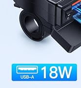 motorcycle usb charger waterproof type c