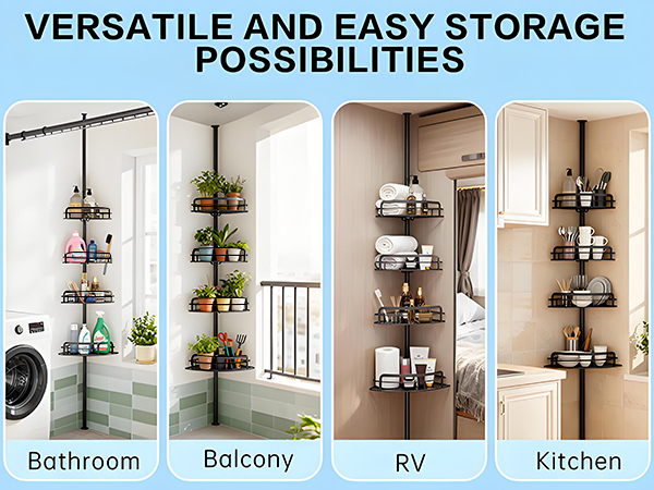 4-Tier Bathroom Organizer