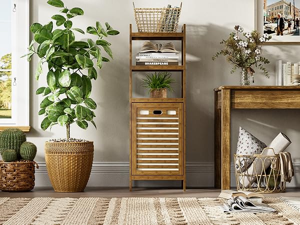 living room tilt out hamper cabinet
