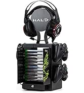 Numskull Official Halo Gaming Locker, Controller Holder, Headset Stand for Xbox Series X|S, PS5, ...