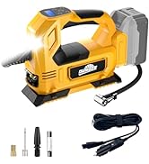 Cordless Tire Inflator Air Compressor for DeWalt 20V Max Battery, 160PSI Portable LED Light Handh...