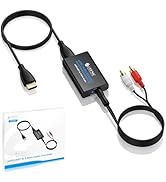 eSynic 7 FT Long eARC/ARC Audio Extractor-Plug &amp; Play-Only Work For HDTV ARC/eARC Interface-192KH...