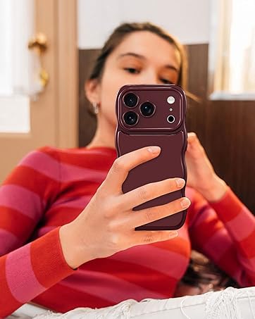 iPhone 17 Pro Max Case Wine Red