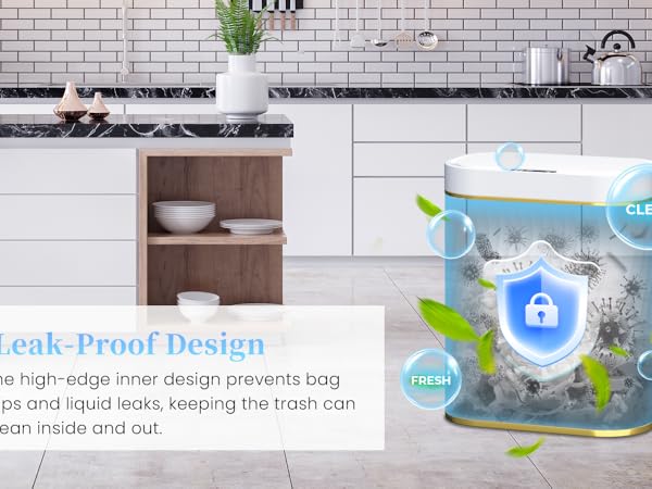 Bathroom Small Trash Can with Lid