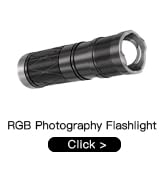 RGB Handheld Photography Lighting, Aroser Dimmable &amp; Zoomable Fill Light with Diffuser, 6000mAh, ...