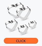 Heart-Shaped Biscuit Cutter Set