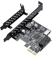 YBBOTT PCIE SATA Expasion Card USB 3.2 GEN1 5Gbps Type E Key A and USB 3.0 19pin Front Panel Expa...