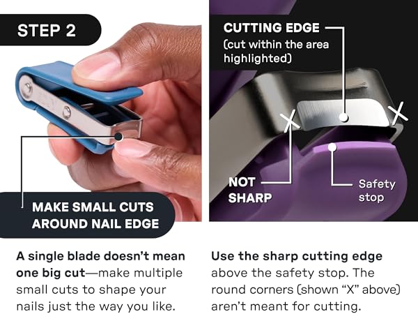 How to trim your nails with EDJY 