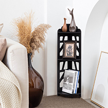 plastic corner shelf