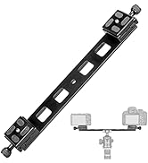koolehaoda 300mm Lengthened Quick Release Plate Clamp Rail Nodal Slide Bracket Mount Adapter Comp...