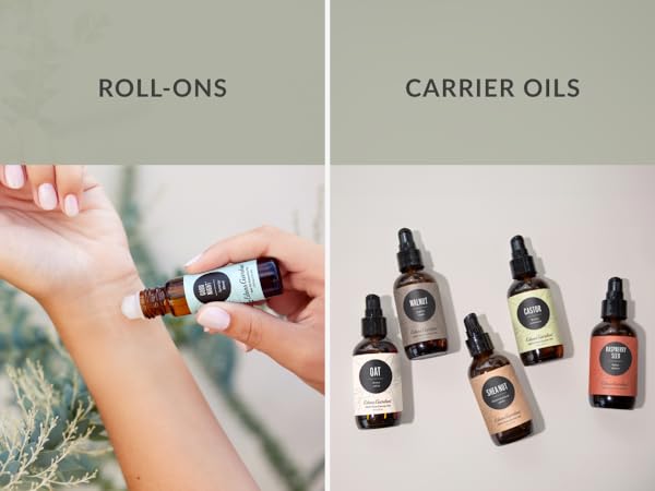 Essential Oil Roll-Ons &amp; Carrier Oils