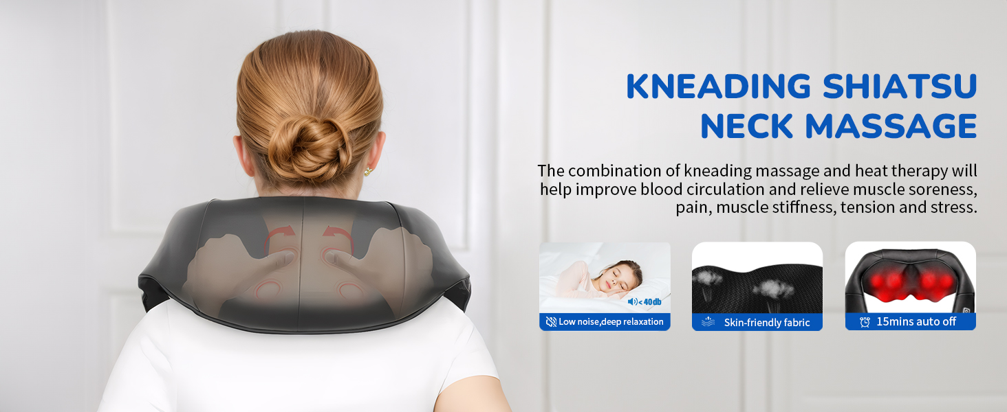 kneading shiatsu massage