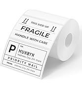 MUNBYN 3x2 Inch White Thermal Labels, Thermal Sticker Labels for Price, Barcode, Mailing, Name, 5...
