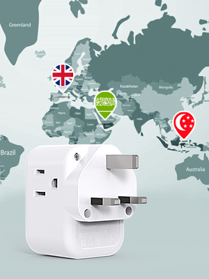US to UK Plug Adapter