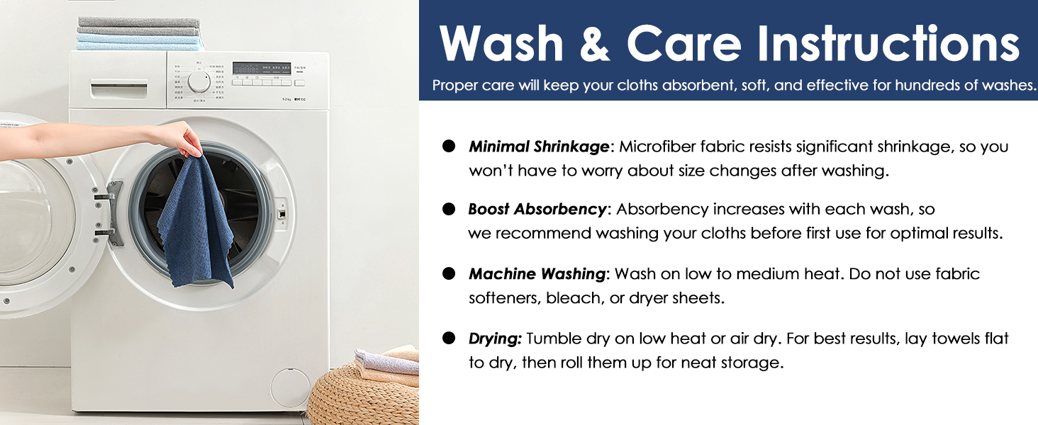 How to take care of the cleaning paper towels?