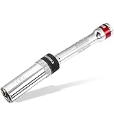 BILITOOLS 5/8-inch Magnetic Spark Plug Socket Swivel Thin Wall Spark Plug Socket 3/8-inch Drive x...
