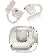 NEOQOQO Open Ear Headphones,80H Playtime Air Conduction Earbuds w/Fast Charging, 16.2mm Hi-Fi Aud...