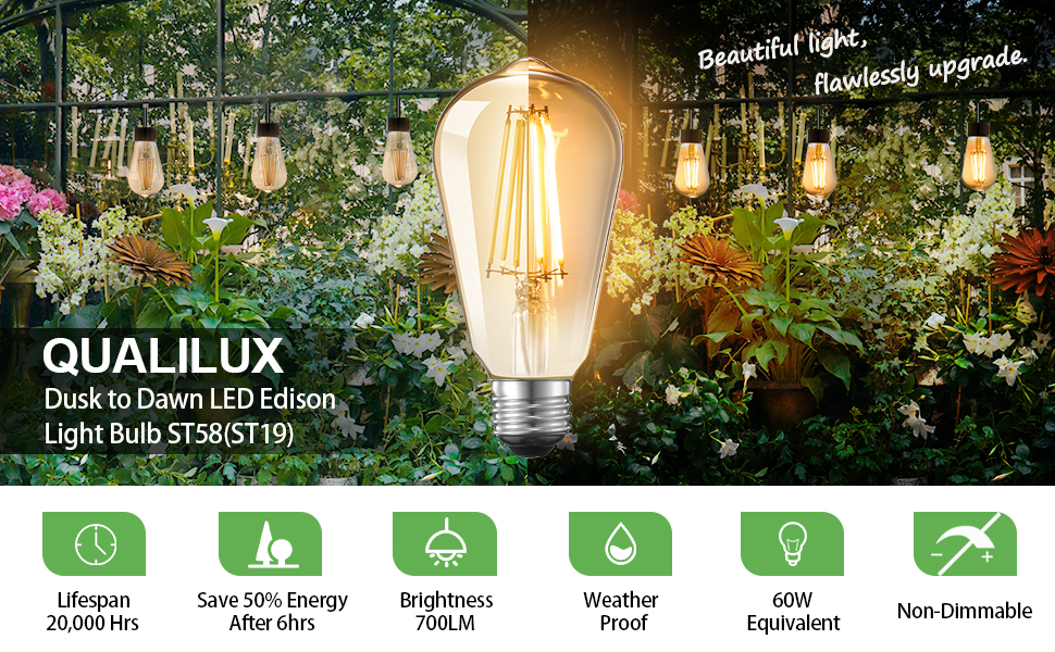 A+6 QUALILUX Dusk to Dawn ST58 V2412