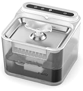 PGID Cordless Cat Water Fountain, 1500mah Rechargetable Battery Operated Water Fountain for Cats ...