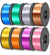 TECBEARS Silk Filament 1.75, Shiny Silk PLA Filament, 3D Printer Filament with Smooth Silky Surfa...