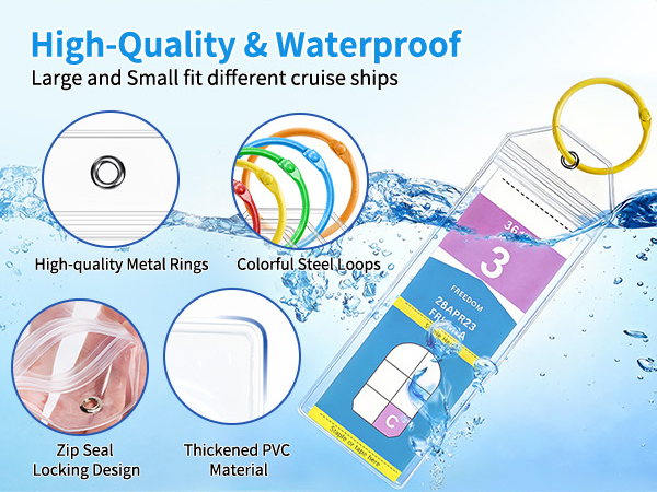 CASMONAL Large Size Cruise Luggage Tag Holders