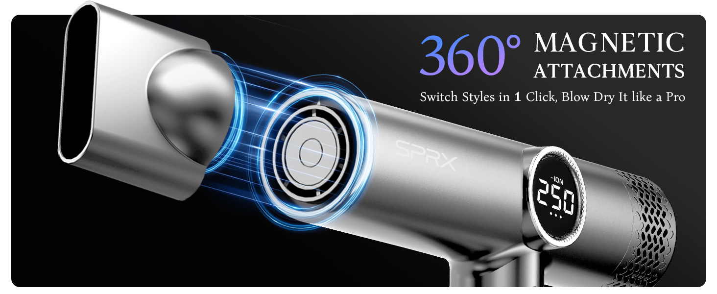 Fast Drying Without Damage,500M Negative Ions