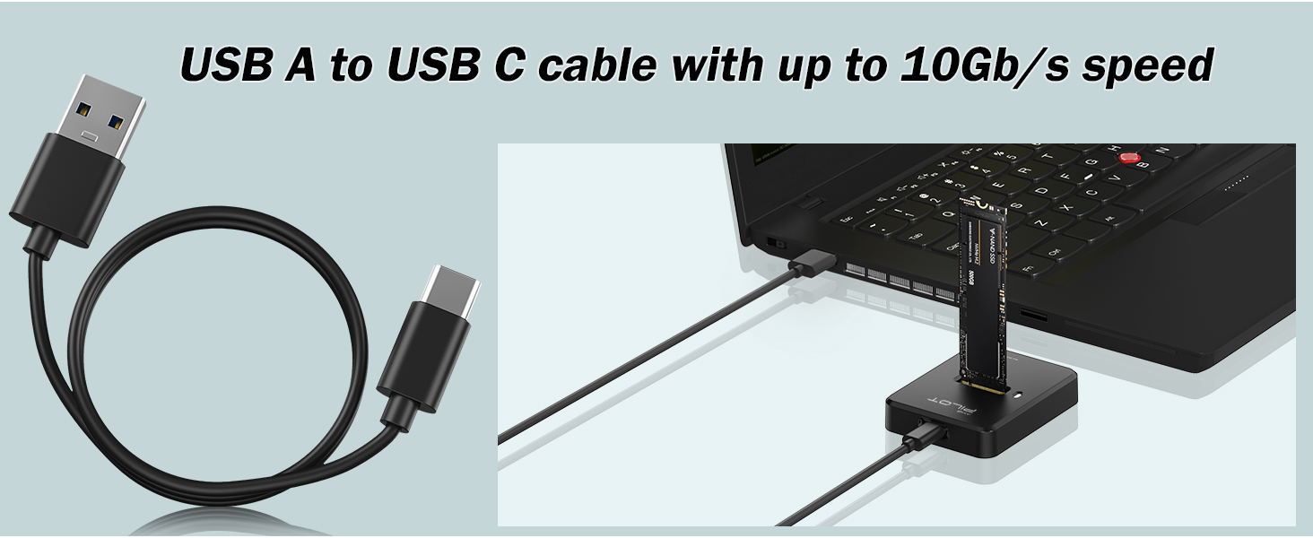 Dual protocol M.2 reader supporting both M-Key and B+M Key NVMe PCIe and SATA NGFF SSDs.