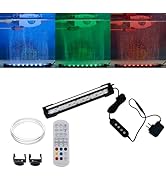 Carefree Fish Aquarium 24/7 Mode Timer Submersible LED Light Full Spectrum CRI 82~85 Tank Underwa...
