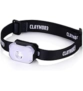Claymore HEADY2 Black Rechargeable Wearable Light – 350 Lumens Headlamp 3 Light Modes USB-C Recha...