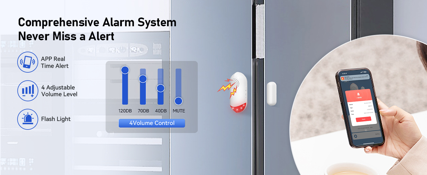 Comprehensive Alarm System,Never Miss a Alert AW401S