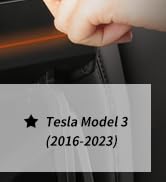 SANTACIN Armrest Hidden Storage Box for Tesla Model Y (2020-2024) &amp; Model 3 (2016-2023), Center C...