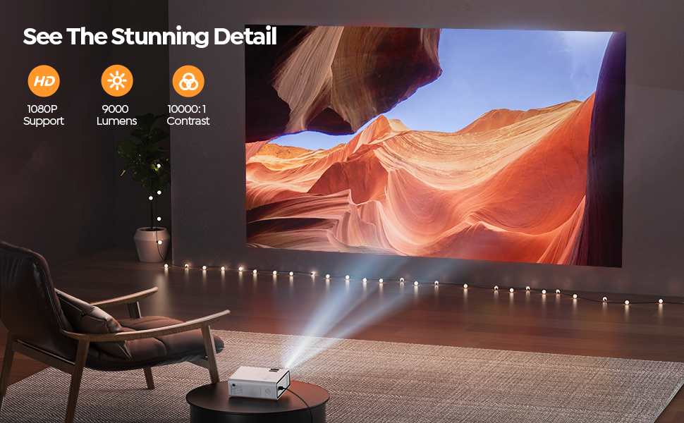 1080P Support Video Projector