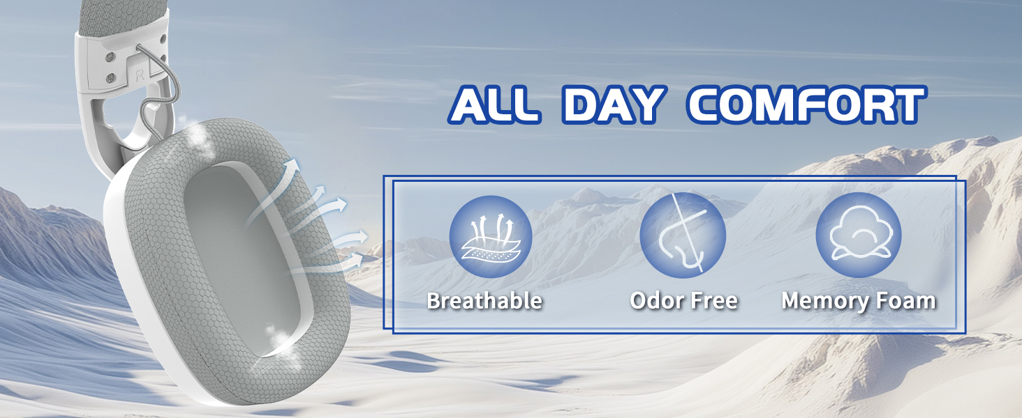 ATTACK SHARK L90 Ultralight Wireless Gaming Headset