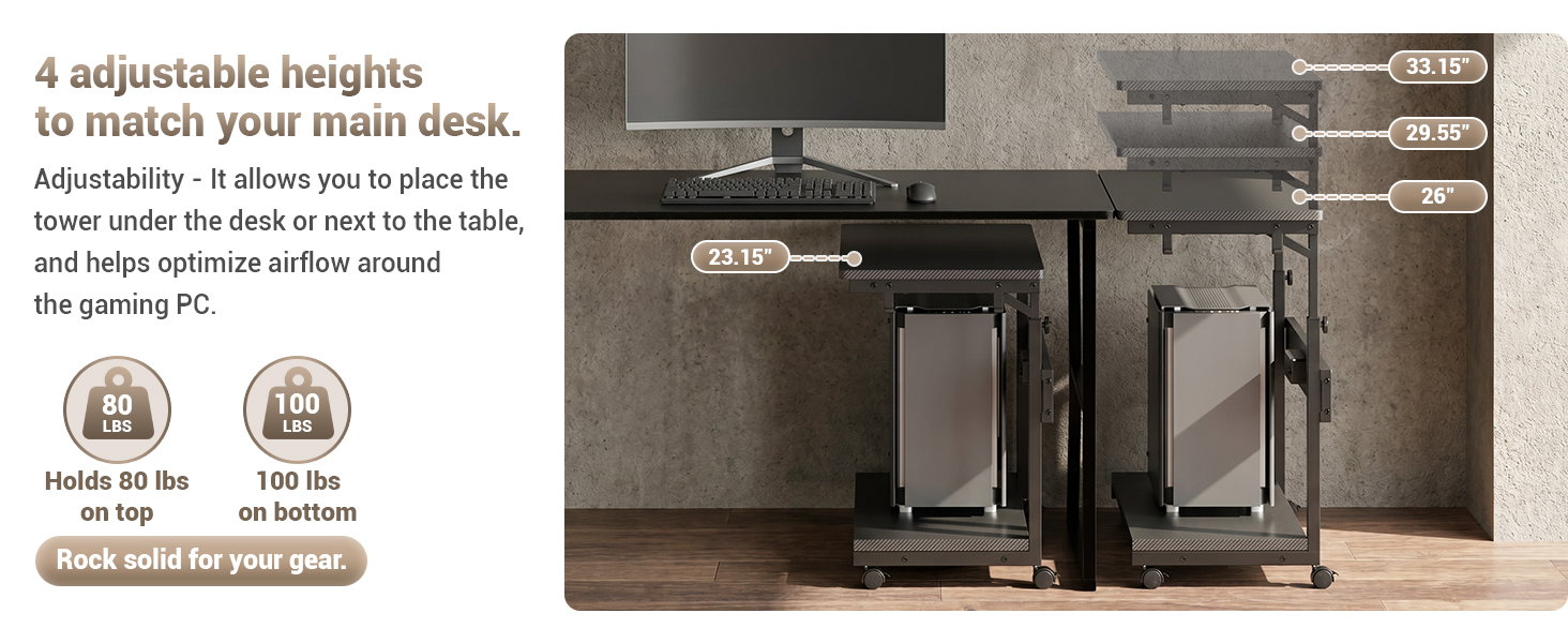 computer tower stand
