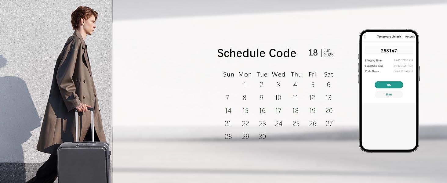Smart Locks for Front Door with Scheduled Code