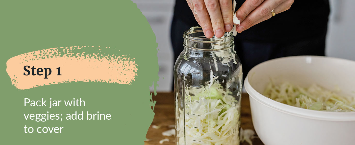 Pack Jar with veggies