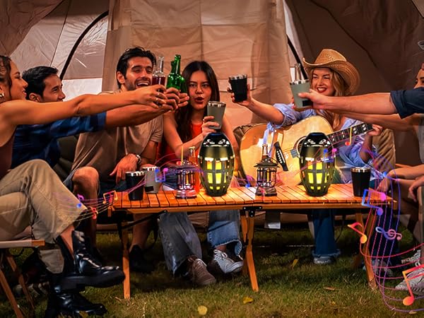 Outdoor Bluetooth Flame Speakers